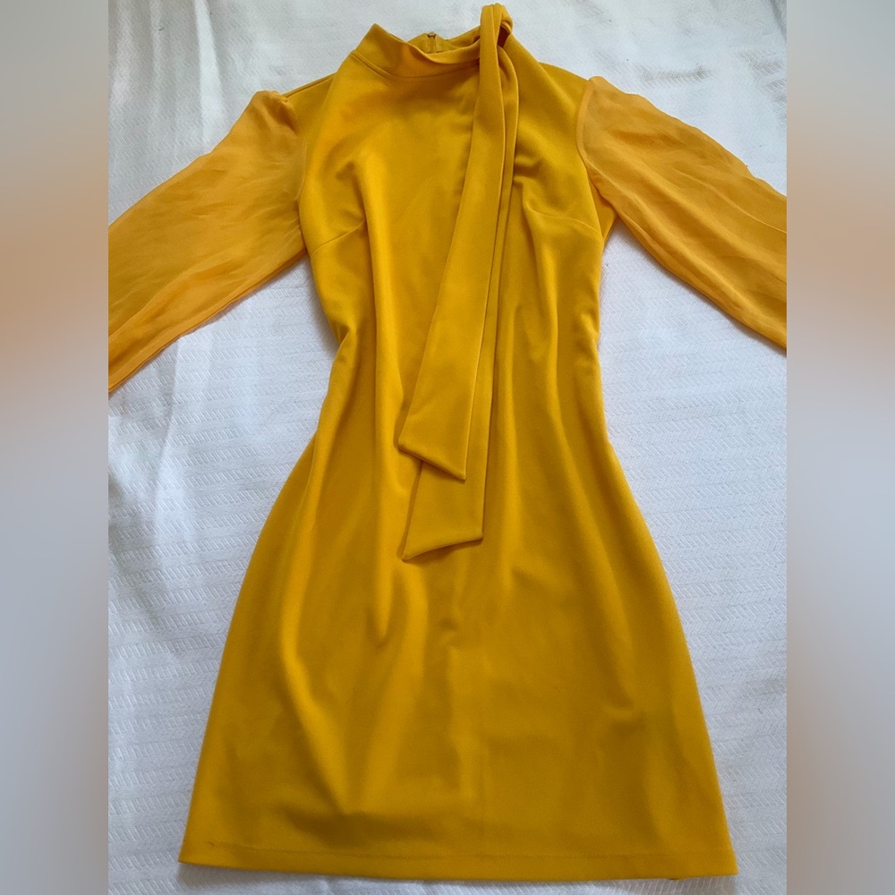 Elegant Yellow Dress